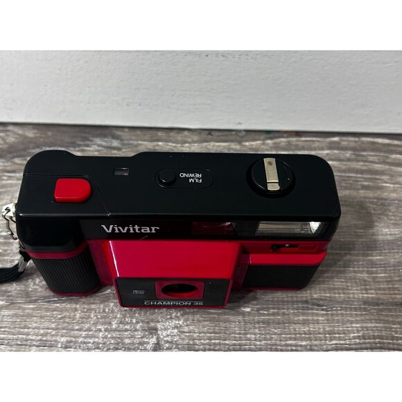 Vivitar Champion 35 Film Camera 35mm Point And Shoot 38mm Lens Black - Picture 4 of 6